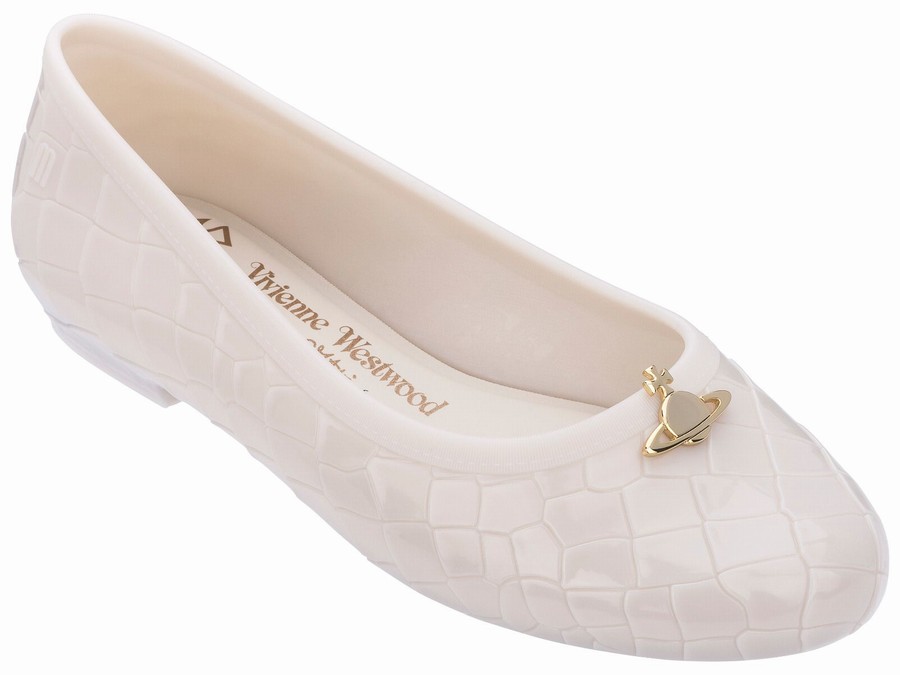 Bailarinas Melissa Vivienne Westwood Margot Orb Mujer - Blancas - Argentina DLB-035817